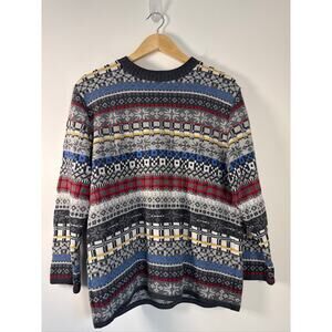 Lizwear VINTAGE Retro Fair Isle Sweater - Small